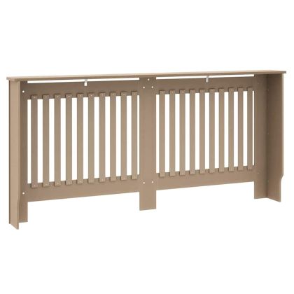 Калъф за радиатор 2 pcs Кафяво 172 x 19 x 81,5 см