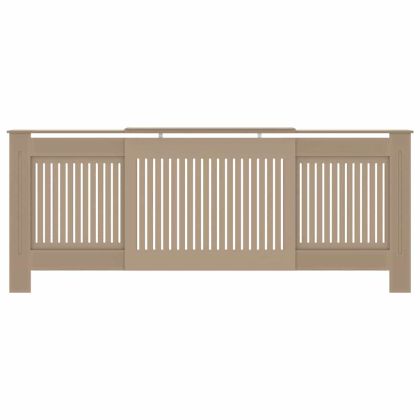 Калъф за радиатор 2 pcs Кафяво 205 x 20,5 x 81,5 см