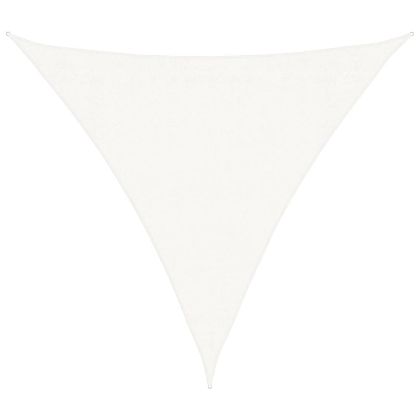 Платно-сенник, HDPE, триъгълно, 3,6х3,6х3,6 м, бяло