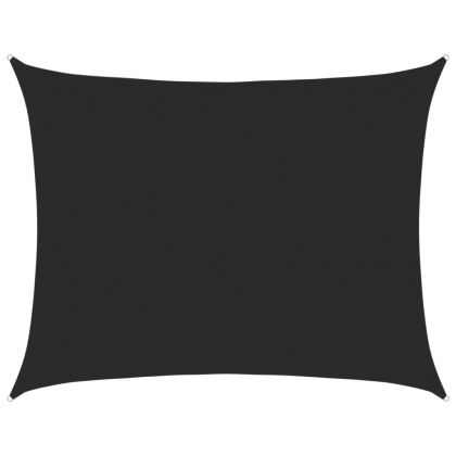 Платно-сенник, 160 г/м², правоъгълно, черно, 6x8 м, HDPE