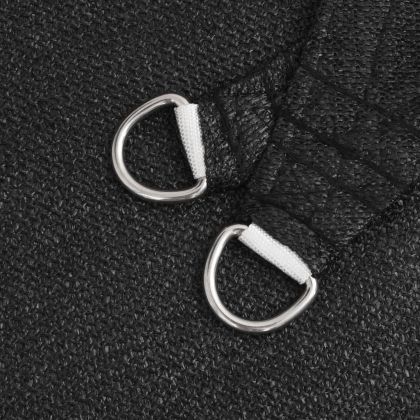 Платно-сенник, 160 г/м², правоъгълно, черно, 6x8 м, HDPE