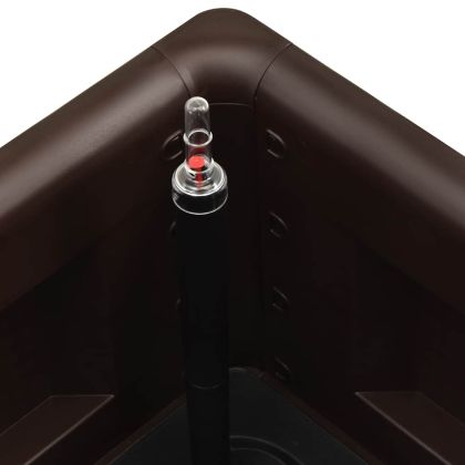 Градинска повдигната леха, самополивна, мока, 100x43x33 см