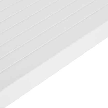 Градинска маса, 150x90x72 см, PP, бяла