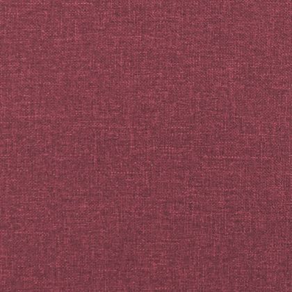 Комплект дивани 4 части с възглавници виненочервен текстил