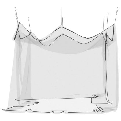 Мрежа против комари за външна употреба, 220 отвора, черна, 300x300x250 см