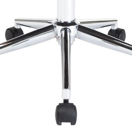 Въртящи се трапезни столове, 6 бр, черни, изкуствена кожа