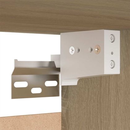 ТВ шкафове, 2 бр, дъб сонома, 30,5x30x60 см, инженерно дърво