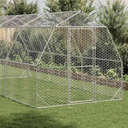 Пилешки бяг 2,5x6x2,25 m Поцинкована стомана