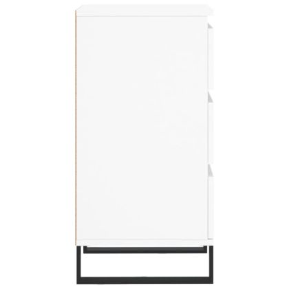 Бюфет бял 40x35x70 см инженерно дърво