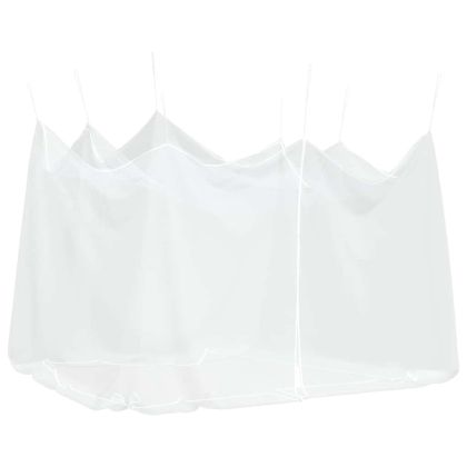 Мрежа против комари за външна употреба, 220 отвора, бяла, 300x300x250 см