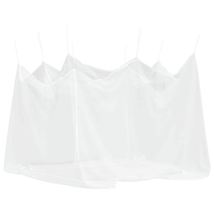 Мрежа против комари за външна употреба, 220 отвора, бяла, 300x300x250 см