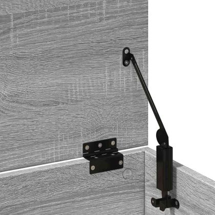 Кутия за съхранение, сив сонома, 102x35x35 см, инженерно дърво