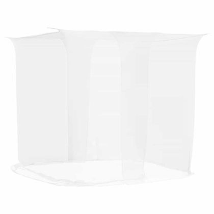 Висяща мрежа против комари 156 mesh бял 220x200x210 см
