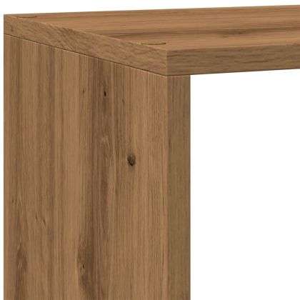 Разделител за стая / библиотека 4 нива 143,5x29x143,5 см