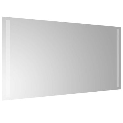 LED огледало за баня, 80x40 см