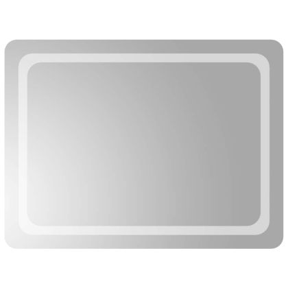 LED огледало за баня, 80x60 см