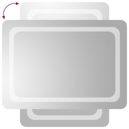 LED огледало за баня, 50x70 см