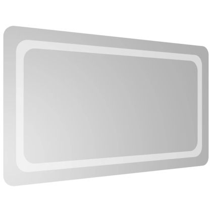 LED огледало за баня, 50x90 см