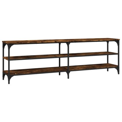 ТВ шкаф, опушен дъб, 160x30x50 см, инженерно дърво