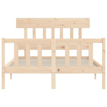 Рамка за легло с табла Double масивно дърво