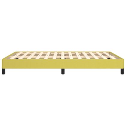 Рамка за легло без матрак, зелена, 140x200 см, плат