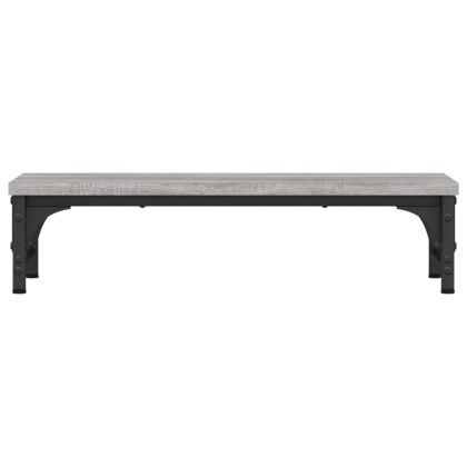 Поставка за монитор, сив сонома, 55x23x14 см, инженерно дърво