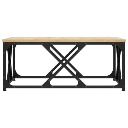 Кафе маса, дъб сонома, 70x70x30 см, инженерно дърво