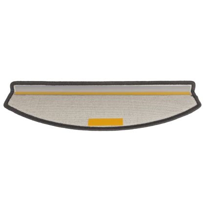 Изтривалки за стълби, 15 бр., 65x24x4 см, тъмносиви, полукръгли, големи