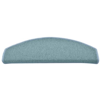 Изтривалки за стълби, 15 бр., 65x24x4 см, морско сини, полукръгли, големи