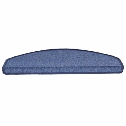 Изтривалки за стълби, 20 бр., 65x24x4 см, сини, полукръгли, големи