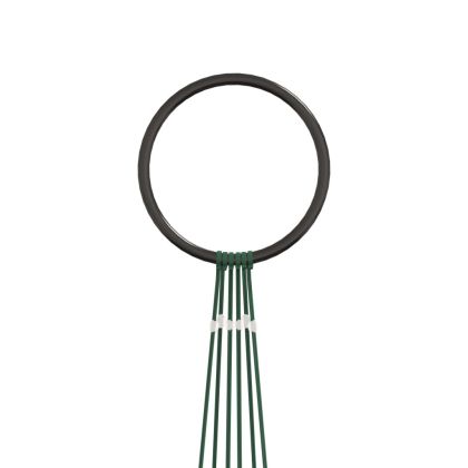 Коледна елха на флагщок, цветно, 108 LED, 180 см