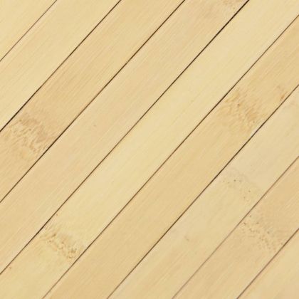 Килим, правоъгълен, натурален, 60x200 см, бамбук