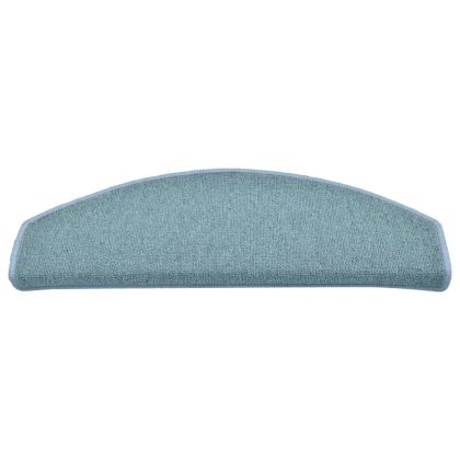 Изтривалки за стълби, 30 бр., 65x24x4 см, морско сини, полукръгли, големи