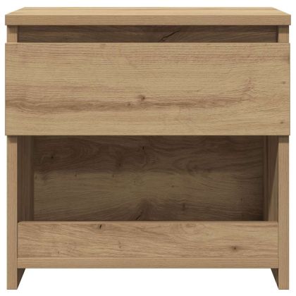Нощни шкафчета, 2 бр, дъб артизан, 40x30x39 см, инженерно дърво