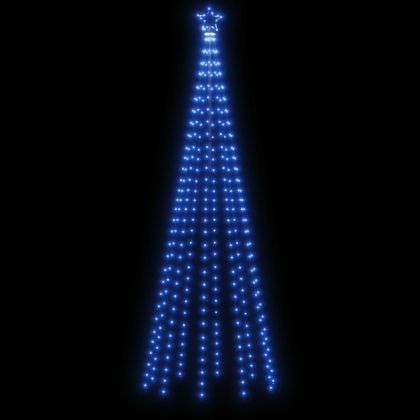 Конусовидна елха, синя, 310 LED, 100x300 см