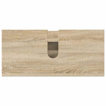 Комплект мебели за баня с чекмедже с рафт 3 pcs Сонома дъб