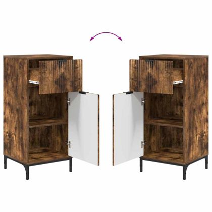 Комплект мебели за баня с чекмедже с рафт 2 pcs Димян дъб