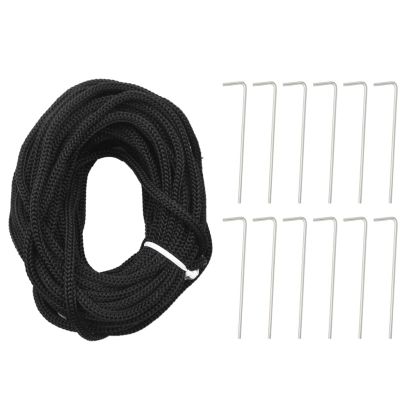 Коледна елха на флагщок, синьо, 732 LED, 500 см