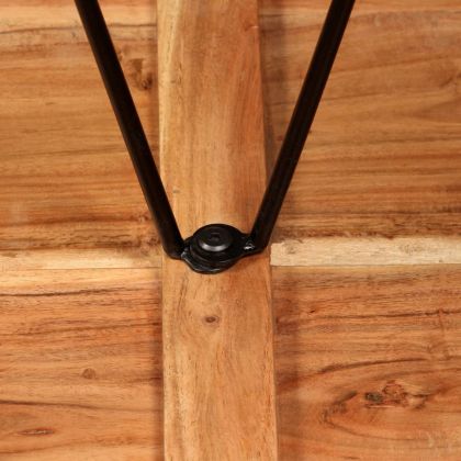 Бар комплект, 3 части, акациево и регенерирано дърво масив