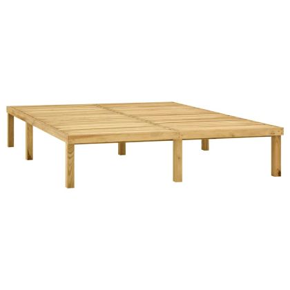 Двоен шезлонг, борово дърво със зелена импрегнация