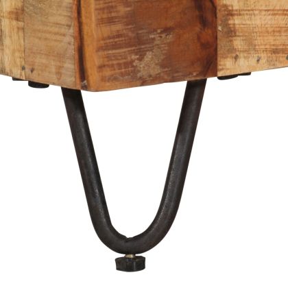 ТВ шкаф, 110x30x40 см, масивно мангово дърво