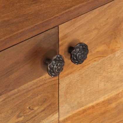 ТВ шкаф масивно дърво акация с меден шишам 140x30x40 см