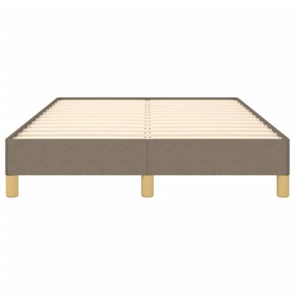 Рамка за легло без матрак, таупе, 120x190 см, плат