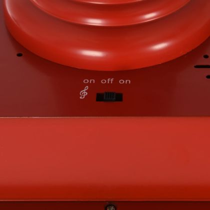 Празнична улична лампа с Дядо Коледа, 180 см, LED