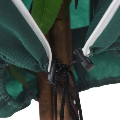 Зимни покривала за растения с цип, 4 бр, 70 г/м², 3,93x3,5 м