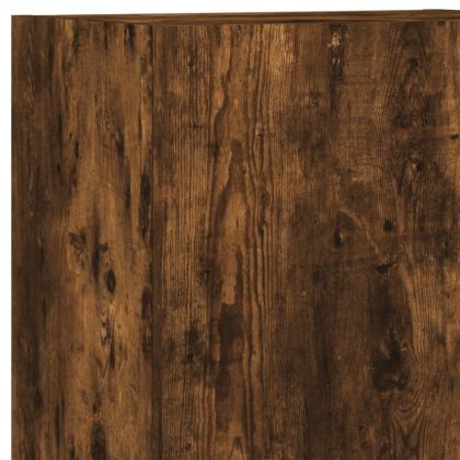 ТВ стенни модули, 5 части, опушен дъб, инженерно дърво