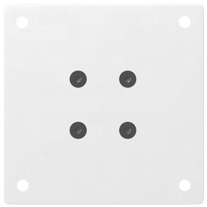 Крака за масичка за кафе, 4 бр., бели, 30-32 см, стомана