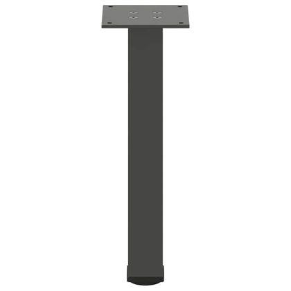 Крака за масичка за кафе, 4 бр., антрацит, 30-32 см, стомана