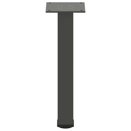 Крака за масичка за кафе, 4 бр., антрацит, 30-32 см, стомана