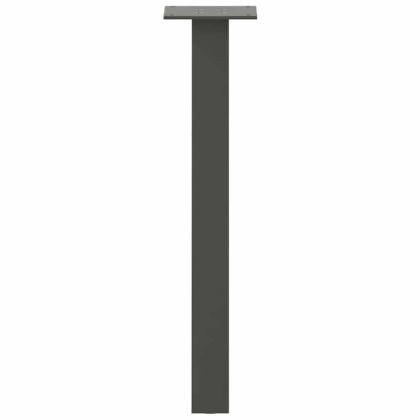 Крака за масичка за кафе, 4 бр., антрацит, 30 см, стомана